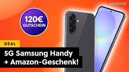 120€ bei Amazon geschenkt! Das G in Samsung steht für Gönnen und zum beliebten Galaxy-Handy gibts einen Gutschein geschenkt und obendrauf noch einen starken Tarif!