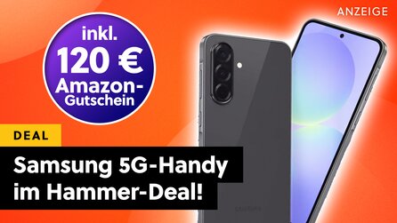 120 € Amazon-Gutschein zum Samsung-Handy geschenkt? Pünktlich zum Prime Day 2025 bekommt ihr einen mächtigen 5G-Deal in einem starken Tarifvertrag!