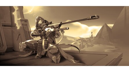 Overwatch - Artworks und Konzeptzeichnungen zur neuen Heldin Ana