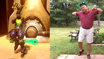 Overwatch - Witziges Video: Vater eines Youtubers macht Emotes nach