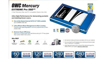 Erste 480-GByte-SSDs erhältlich - Sündhaft teuer, aber rasend schnell