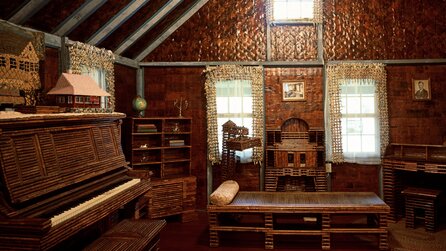 1922 baute ein US-Ingenieur ein Haus aus fast 100.000 Zeitungen: 100 Jahre später steht es noch immer
