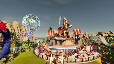 Teaserbild für Park Beyond - Der RollerCoaster-Konkurrent lässt euch im DLC feucht-fröhliche Wasserparks planen