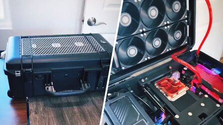 »Wenn wir LAN-Partys wieder einführen, will ich dieses Case« – Spieler baut sich beeindruckenden Gaming-PC zum Mitnehmen