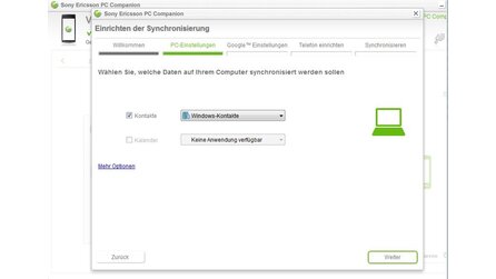Sony Ericsson PC Companion - Screenshots
