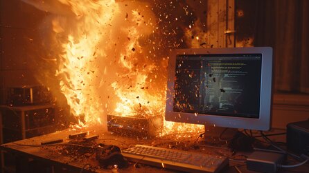 Teaserbild für Ein verbrannter PC zeigt, warum ihr an einem bestimmten Bauteil nicht sparen solltet