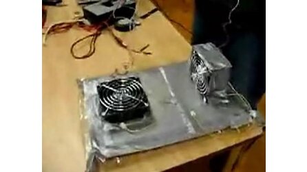 Kurioses - Hovercraft mit PC-Lüftern