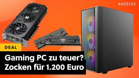 PC-Gaming aber bezahlbar: Mit diesen Bauteilen für unter 1.200 Euro zockt ihr flüssig