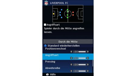 Pro Evolution Soccer 2010: So wirken sich die Taktik-Schieberegler aus