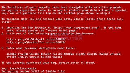 Erpresser-Schadsoftware Petya - Online-Tool kann Daten wieder entschlüsseln