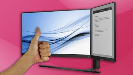 Philips pappt den E-Reader an seinen Monitor - und ich finds genial