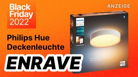 Philips Hue Enrave Deckenleuchte: Smart Home Beleuchtung im Black Friday Angebot bei Cyberport!