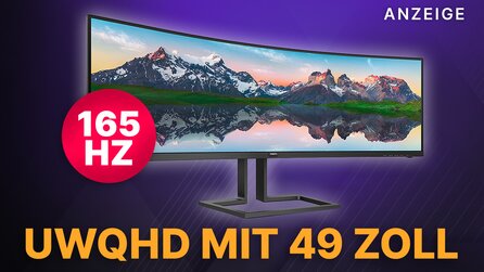 Immersives Erlebnis zum Tiefstpreis: Ultrawide Monitor mit 165 Hz + 49 Zoll