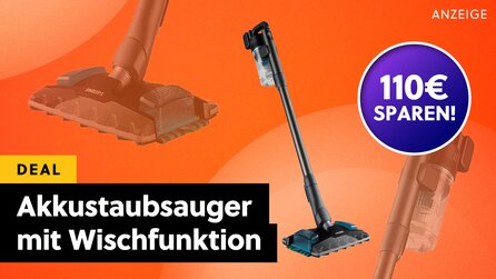 Bockstarker Akkusauger mit Wischfunktion zum Knallerpreis: Diese Dyson-Alternative kann viel und kostet wenig!