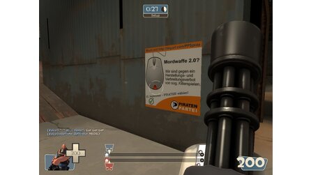 Piratenpartei - Werbung in Counter Strike + Co