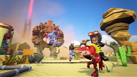 PixARK - Screenshots aus dem ARK-Minecraft-Spinoff
