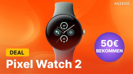 Erst erschienen und schon günstiger: Die neue Pixel Watch 2 kaufen und 50 Euro bekommen!