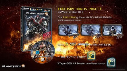 PlanetSide 2 - Retail-Fassung mit Exklusiv-Inhalten für den PC angekündigt