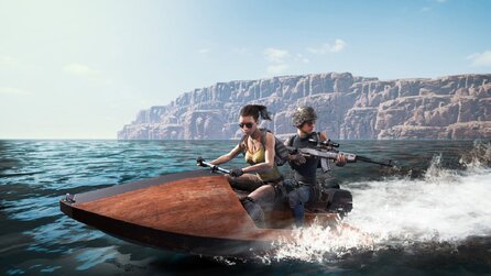 PUBG - Jetski bestätigt, neue Waffen auf der Wüsten-Map: Revolver, Winchester + Shotgun