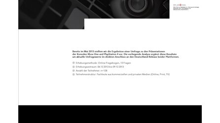 PlayStation 4 vs. Xbox One - Fachmedien-Umfrage zum Europa-Marktstart der neuen Konsolen