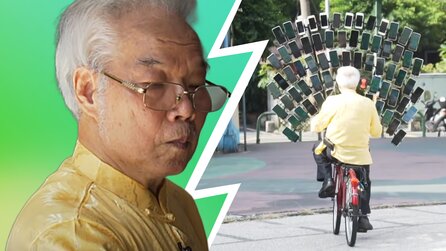 Er spannte über 70 Handys an sein Fahrrad – die Geschichte vom Pokémon-Opa