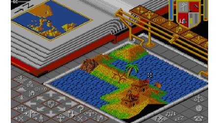 Geoforming in Populous 1989 - Screenshots