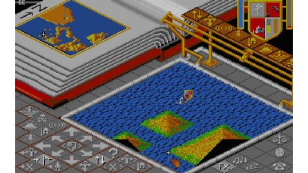 Geoforming in Populous 1989 - Screenshots