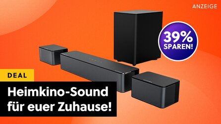 So günstig bekommt ihr eine 5.1 Dolby Atmos Soundbar nur selten - für unter 200€ holt ihr euch echten Kinoklang nach Hause!