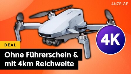 Bei diesem Preis-Leistungs-Verhältnis kann DJI einpacken! 4K-Drohne ohne Führerscheinpflicht zum absoluten Sahnepreis bei Amazon