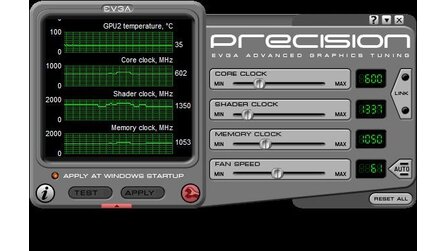 EVGA Precision 1.4.0 - Neue Version des Grafikkarten-Tools