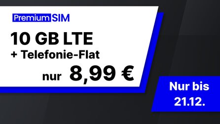 Nur bis Dienstag: Handyvertrag mit 10 GB Datenvolumen für nur 8,99 Euro [Anzeige]