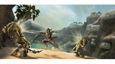 Prince of Persia: Die Vergessene Zeit - Screenshots zeigen Prinz in Aktion