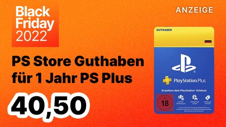 Amazon Black Friday: PS Store Guthaben jetzt günstig für ein Jahr PS Plus sichern