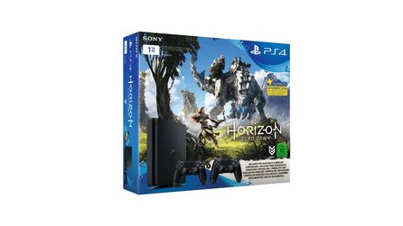 PS4 Slim 1TB + Horizon Zero Dawn + 2. Controller + 3 Monate PS Plus - Aktuelles Bundle-Angebot bei Media Markt