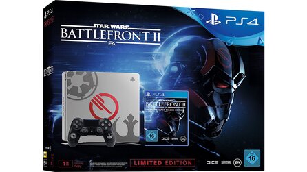 Playstation 4 (Pro) im limitierten Battlefront-II-Design - Angebote bei Amazon und MediaMarkt