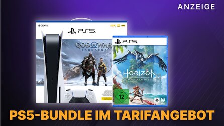 PS5-Bundle mit God of War Ragnarök und Horizon Forbidden West günstig im Tarif kaufen