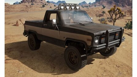 PUBG - Erster Screenshot von neuem Fahrzeug auf der Wüstenmap