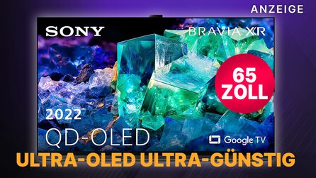 Next Generation OLED TV mit exklusiven PS5-Features günstig wie selten: 65 Zoll QD-OLED 4K TV mit 120 Hz von Sony