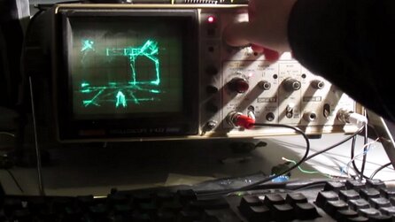 Quake als Kathodenstrahlspur - Shooter für Oszilloskop nachprogrammiert