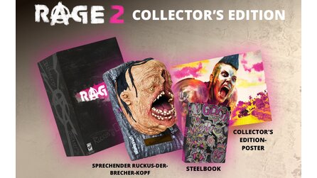 Rage 2 - In der Collectors Edition steckt ein sprechender und singender Mutanten-Kopf