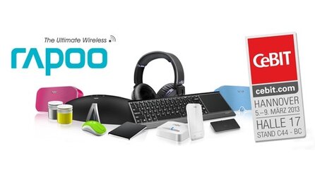 CeBIT 2013 - Rapoo zeigt drahtlose Mäuse, Tastaturen, Lautsprecher und mehr