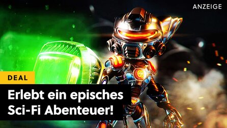 Explosive Kämpfe, verrückte Waffen und Story mit Herz: Ratchet + Clank: Rift Apart ist gerade super günstig im Amazon-Angebot!