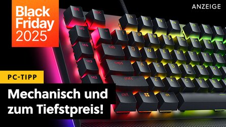 Schallgedämpfte Premium-Tastatur zum absoluten Hammerpreis im Black Friday-Angebot: Wer einmal darauf tippt, will nie wieder was anderes!