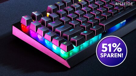 Mechanische Gaming-Tastatur mit 6 Makrotasten und 51% Rabatt: Razer stiehlt Logitech, SteelSeries + Co. im Amazon-Angebot die Show!