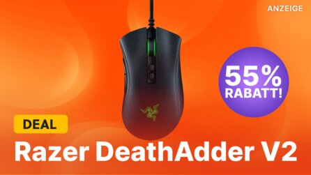 Mit der präzisen Razer DeathAdder V2 Gaming-Maus werdet ihr günstig zum Shooter-Profi!
