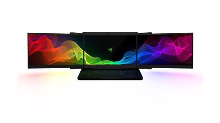 Razer Project Valerie - Monsterlaptop mit drei Bildschirmen bei der CES 2017