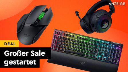 Rausverkauf bei Razer: Tastaturen, Mäuse und Headsets mit dickem Rabatt sichern