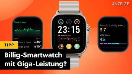 Eine richtig gute Smartwatch für unter 50€: Dieser Geheimtipp hat alles, was man braucht!