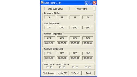RealTemp - Version 2.41 des CPU-Tools