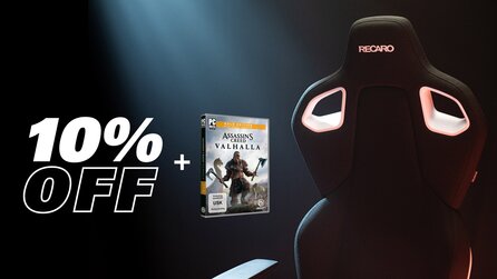 RECARO Exo Gaming Chair: 10% sparen + Assassin’s Creed Valhalla kostenlos dazu erhalten [Anzeige]